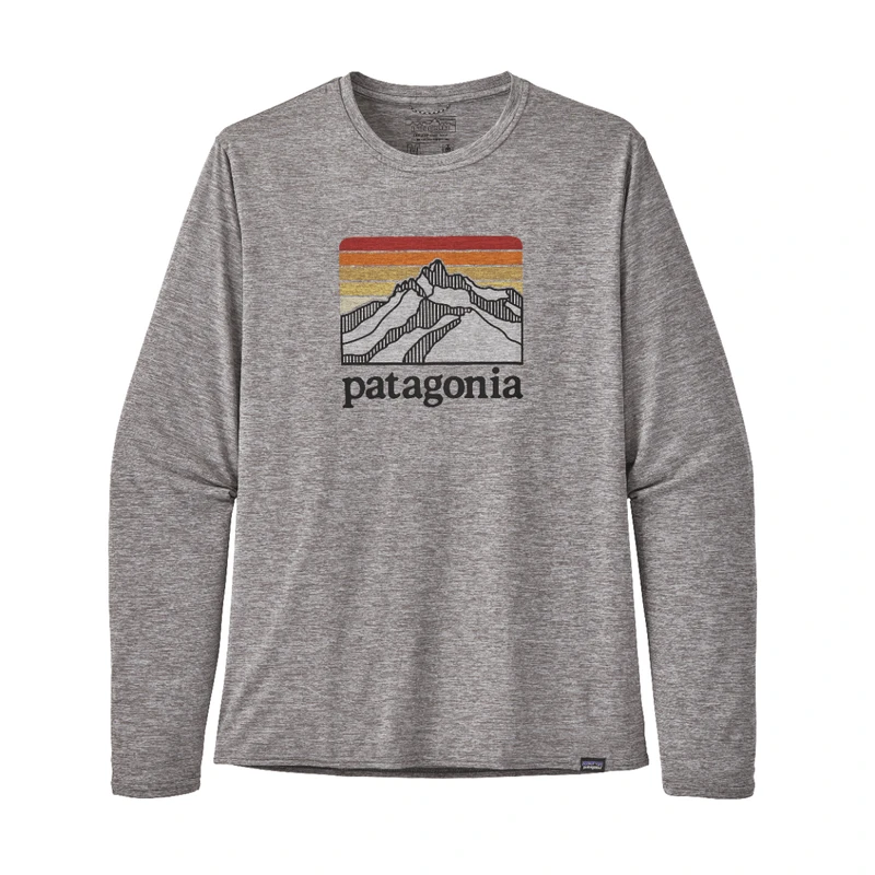 Patagonia Capilene Cool Daily Graphic Long Sleeve Shirt - Men's 6 Patagonia Capilene Cool Daily Graphic Long Sleeve Shirt - Men's - Image 4