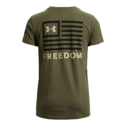 Under Armour Freedom Banner T-Shirt - Women's -Aerelle Style Shop 1100585 800 auto