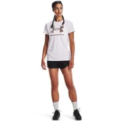 Under Armour Sportstyle Graphic Short-Sleeve T-Shirt - Women's -Aerelle Style Shop 1111420 800 auto