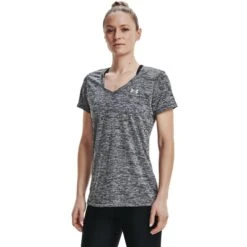 Under Armour Tech Twist V-Neck T-Shirt - Women's -Aerelle Style Shop 1111710 800 auto