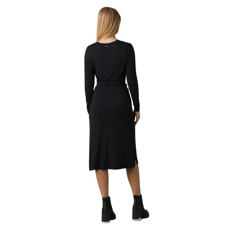 PrAna Foundation Long Sleeve Wrap Dress - Women's 4 PrAna Foundation Long Sleeve Wrap Dress - Women's - Image 2