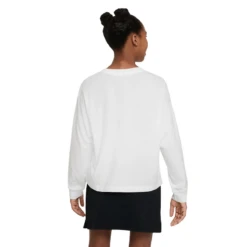Nike Sportswear Essential Long-Sleeve T-Shirt - Girls' -Aerelle Style Shop 1227691 800 auto