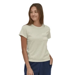 Patagonia Ridge Rise Stripe Pocket Responsibili-tee Shirt - Women's -Aerelle Style Shop 1239435 800 auto