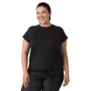 PrAna Alpenglow Short Sleeve Plus Tee Shirt - Women's -Aerelle Style Shop 1242216 800 auto
