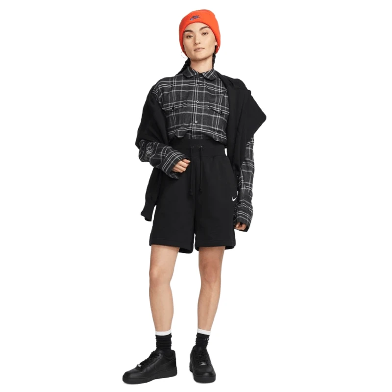 Nike Phoenix Fleece High-Waisted Loose-Fit Short - Women's 5 Nike Phoenix Fleece High-Waisted Loose-Fit Short - Women's - Image 3