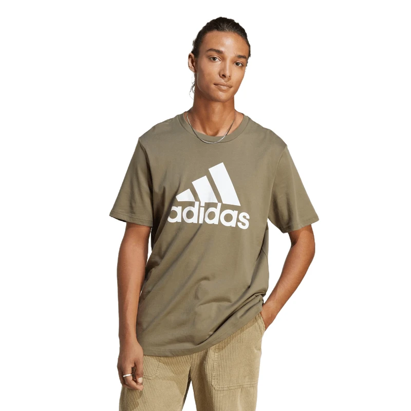 Adidas Essentials Single Jersey Big Logo T-Shirt - Men's 5 Adidas Essentials Single Jersey Big Logo T-Shirt - Men's - Image 3