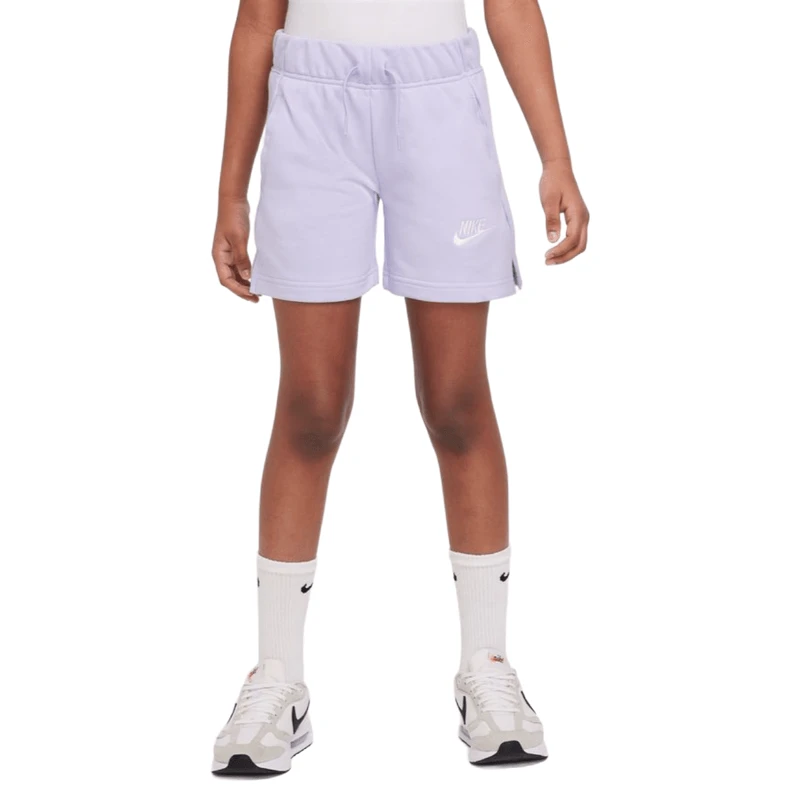 Nike Sportswear Club French Terry Short - Girls' 7 Nike Sportswear Club French Terry Short - Girls' - Image 5