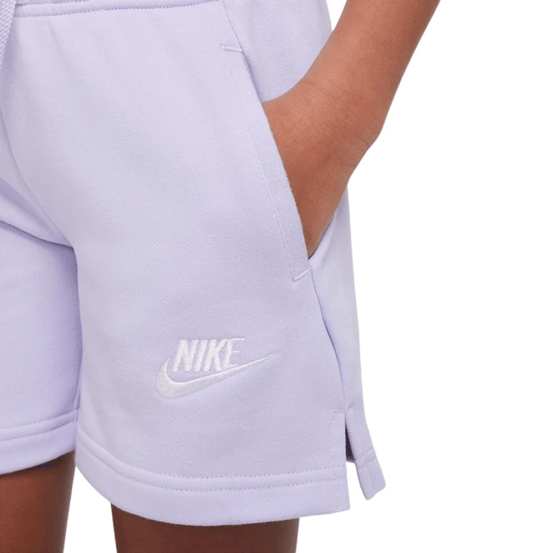Nike Sportswear Club French Terry Short - Girls' 6 Nike Sportswear Club French Terry Short - Girls' - Image 4
