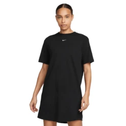 Nike Sportswear Essential Short-Sleeve T-Shirt Dress - Women's -Aerelle Style Shop 1309444 800 auto