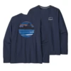 Patagonia Long-sleeved Skyline Stencil Responsibili-tee Shirt - Men's -Aerelle Style Shop 1321587 800 auto