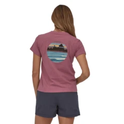Patagonia Skyline Stencil Responsibili-Tee Shirt - Women's -Aerelle Style Shop 1321611 800 auto