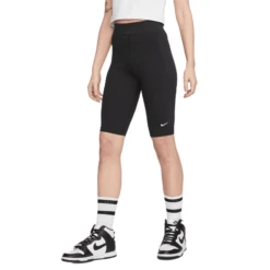 Nike Sportswear Essentials High-Waisted Knee-Length Biker Short - Women's -Aerelle Style Shop 1339908 800 auto