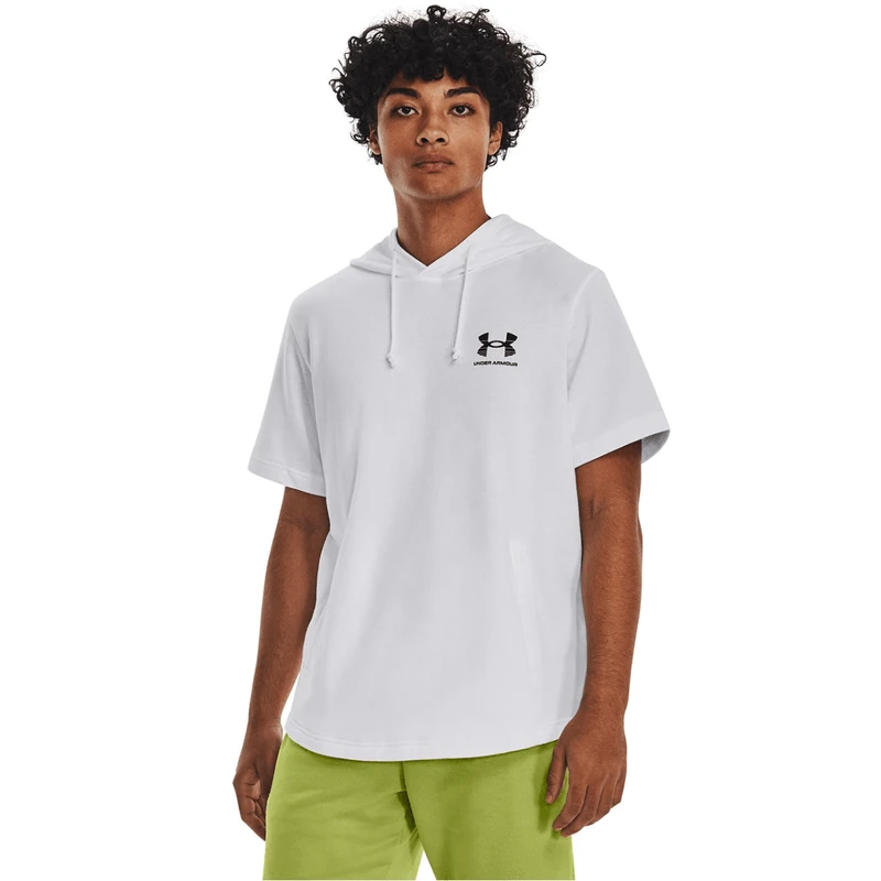 Under Armour Rival French Terry Short-Sleeve Hoodie - Men's 4 Under Armour Rival French Terry Short-Sleeve Hoodie - Men's - Image 2