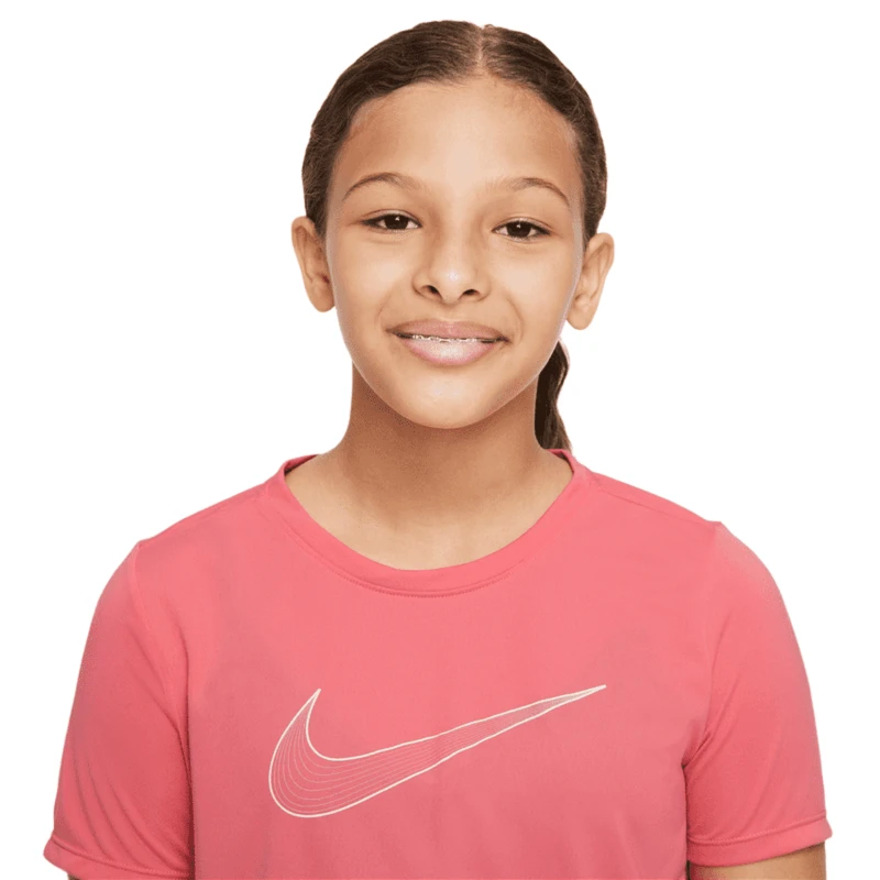 Nike Dri-FIT One Training T-Shirt - Girls' 4 Nike Dri-FIT One Training T-Shirt - Girls' - Image 2