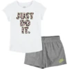 Nike Short Sleeve T-Shirt And Short Set - Girls' -Aerelle Style Shop 1370604 800 auto