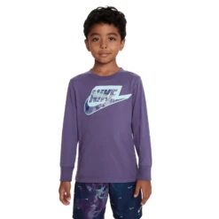 Nike Futura Printed Long Sleeve T-Shirt - Youth -Aerelle Style Shop 1371516 800 auto
