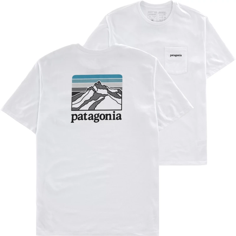 Patagonia Line Logo Ridge Pocket Responsibili-Tee Shirt - Men's 4 Patagonia Line Logo Ridge Pocket Responsibili-Tee Shirt - Men's - Image 2