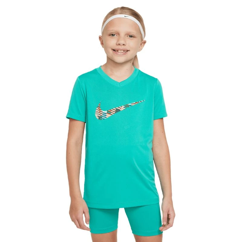 Nike Dri-FIT V-Neck T-Shirt - Girls' 4 Nike Dri-FIT V-Neck T-Shirt - Girls' - Image 2