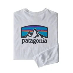 Patagonia Fitz Roy Horizons Long Sleeve Responsibili-Tee Shirt - Men's -Aerelle Style Shop 440085 800 auto