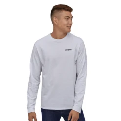 Patagonia Long Sleeve Line Logo Ridge Responsibili-Tee - Men's -Aerelle Style Shop 972863 800 auto