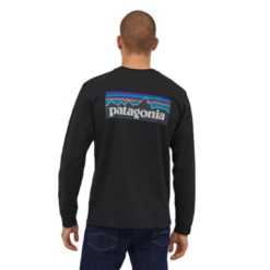 Patagonia Long Sleeve P-6 Logo Responsibili-Tee Shirt - Men's -Aerelle Style Shop 985880 800 auto